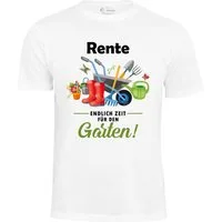 Cotton Prime® T-Shirt Rente - Endlich Zeit für den Garten