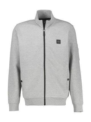 LERROS - JACKE FULLZIP PLATINUM GREY MELANGE - Gr. - M
