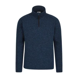 Mountain Warehouse Herren Idris II Half Zip Fleece Top (Marine)