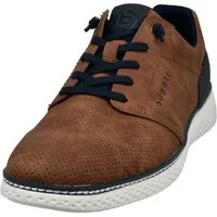 bugatti Slip-On Sneaker Halbschuh, Freizeitsneaker mit Perforation, elastische Schnürsenkel