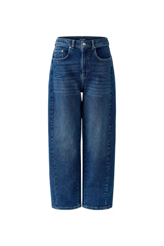 Oui - Jeans THE BARREL bright blue denim - Gr. - 40