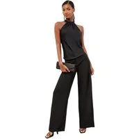 LIPSY Trägertop Lipsy Neckholder-Top aus Satin/Chiffon, Regular (1-tlg)
