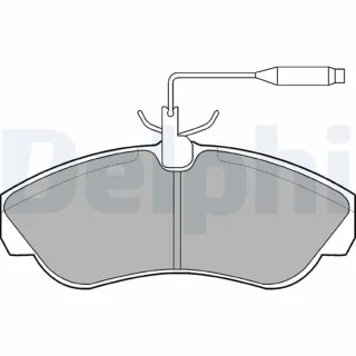 Delphi Bremsbel?ge vorne Citroen Fiat Opel Peugeot LP878
