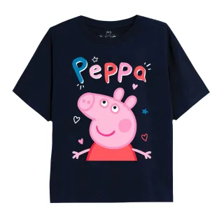 Peppa Pig - T-shirt CLASSIC - Fille (Bleu marine)
