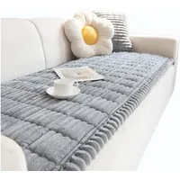 Coonoor Sofaschoner Weiche Flanell Sofa überzug Waschbar - Neue Sitzkissenbezüge, rutschfeste Sofabezug