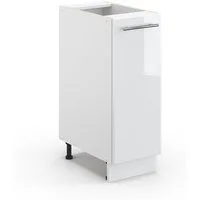 Vicco Apothekerschrank Fame-Line, Weiß Hochglanz/Weiß, 30 cm ohne Arbeitsplatte (1-St)