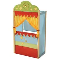 roba® mit Holzgestell Kasperletheater (Puppentheater, Stand-Kaspertheater, aus Massivholz)
