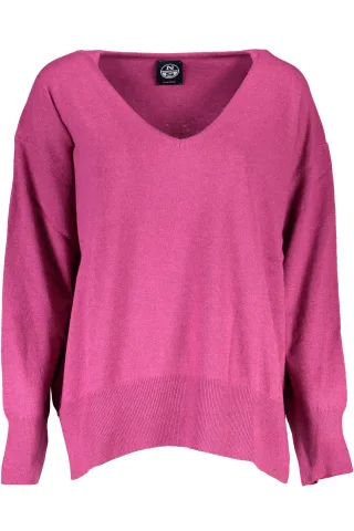 V-Ausschnitt Merinowolle Pullover