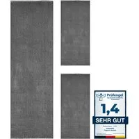Andiamo Bettumrandung Arezzo, Höhe 16 mm, (1-tlg), Uni Farben, weicher Flor, waschbar, ideal im Wohnzimmer & Schlafzimmer