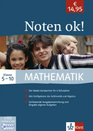 Noten ok! - Mathematik 5.-10. Klasse (inkl. 4 CD-ROMs)