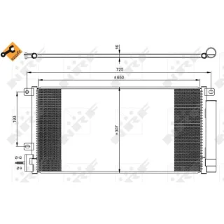 NRF Klimakondensator + Trockner Chevrolet Trax Opel Mokka 1,4