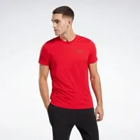 Reebok T-Shirt IDENTITY SMALL LOGO TEE mit Rundhalsausschnitt, Kurzarm, aus Baumwolle, auch in großen Größen