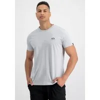 Alpha Industries Rundhalsshirt BASIC T SMALL LOGO Baumwolle, regular fit