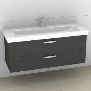 Artiqua 414 Waschtischunterschrank für Subway 2.0 7176D1 Anthrazit Hochglanz, 414-WU2L-V74-7015-51 414-WU2L-V74-7015-51