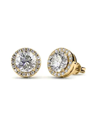Sophia Ohrringe - Gold und Kristall
