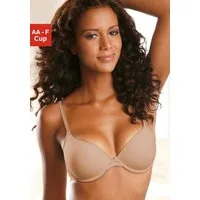 LASCANA Schalen-BH, T-Shirt-BH, Bügel-BH, Ela - perfect basic aus seidiger Microfaser, bequemer BH, große Größen