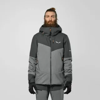 SALEWA - Ortles Tirolwool® Air Kapuzenjacke Herren - Grau (Gr.54)