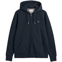 Gant Kapuzenstrickjacke 2007059 Herren Sweatjacke Regular Fit Full Zip Sweat Kapuzenstrickjacke