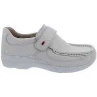 WOLKY Wolky Roll Strap Halbschuh, Printed leather, Offwhite, Klettverschl., Klettschuh
