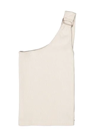 Garcia - Ein-Schulter Top beige - Gr. - M