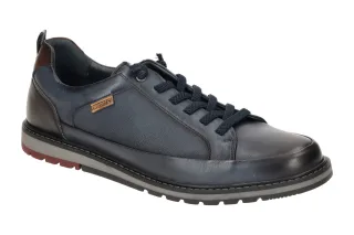 Pikolinos M8J-6303C1 blue Herren Slipper BERNA Echtleder bequem Gummisohle