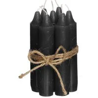 Annastore Spitzkerze 7-tlg. Set Kerzen H 11 cm - Stabkerzen für Flaschen und Vasen