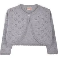 Minora Strickkleid Baby/Kind Bolero Taufweste Strickwaren Mädchen Langarm 3-10 Jahre