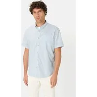 camel active Kurzarmhemd aus Leinenmix Kurzarm Button-Down