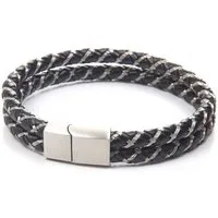 Firetti Lederarmband im sportlich-eleganten Stil, mehrreihig, geflochten
