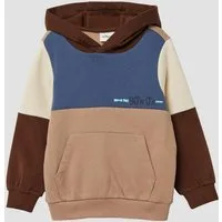 s.Oliver Sweatshirt Sweatshirt Kuscheliger Hoodie mit Colourblocking