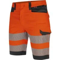 Würth MODYF Arbeitsshorts Fluo EN 20471 für Profis Bequeme HI-VIS Arbeitsshorts für Herren
