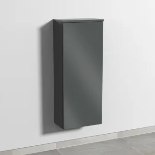 Sanipa 3way Mittelschrank mit 1 Tür, Anthrazit-Glanz, SF16979 SF16979