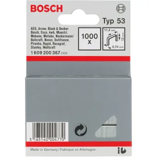 Bosch Feindrahtklammer Typ 53, 11,4mm breit - 1609200367