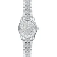 MICHAEL KORS Quarzuhr Lexington MK7577, Armbanduhr, Damenuhr, Edelstahlarmband, analog, Glassteine