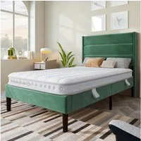 Taschenfederkernmatratze H3, Hybrid-Matratze mit Kaltschaum, Celya, 10 cm hoch, (1 Matratze inklusive, Ergonomische Orthopädische Rollmatratze), für Schlafsofa, Klappbett und Gästebett, Atmungsaktiv