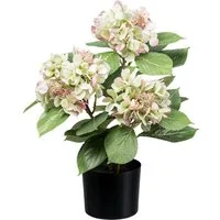 Kunstpflanze Hortensienbusch Hortensie, Creativ green, Höhe 53 cm, mit traumhaft schönen Blüten
