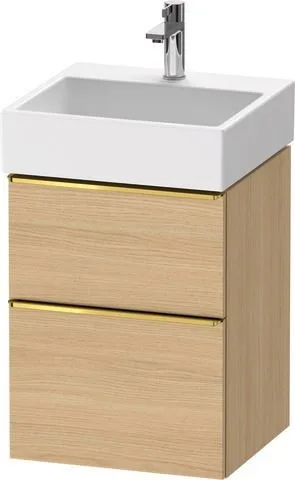 Duravit D-Neo Waschtischunterbau wandhängend Natur Eiche Matt 484x442x625 mm - DE4370034300000 DE4370034300000