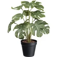 Künstliche Zimmerpflanze Splitphilodendron Grünpflanze, Creativ green, Höhe 38 cm, mit schönen Blättern