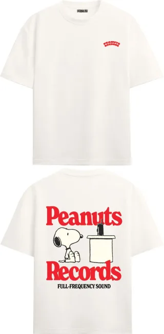 ONLY&SONS - ONSPEANUTS BACK LIFE OVZ SS LIC TEE CS Cloud Dancer - Gr. - M