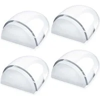 Agger Türstopper 4er Set Türstopper Boden zum Kleben, Transparente Selbstklebende (4 St)