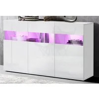 OTTO home Sideboard, Kommode mit 3 Türen, Breite 130 cm, ohne Beleuchtung
