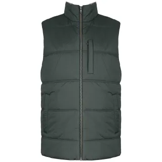 Hackett London Polar Fleece Mens Green Gilet