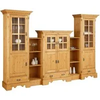 OTTO home Wohnwand Milan, (5-St), aus massiver Kiefer, FSC® zertifiziert