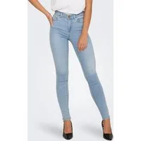 ONLY Skinny-fit-Jeans ONLWAUW MID WAIST SK LANK DNM GUA Materialmix, skinny fit