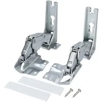 McFilter Montagezubehör Kühlschrank Türscharnier Scharnier Universal geeignet für Bosch Siemens Miele AEG (Gaggenau, 2 St), wie 00481147