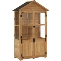 MCombo Gerätehaus MCombo Gartenschrank Werkzeugschrank 100 × 53 × 178 cm, 01111, Outdoor Gartenhaus Gerätehaus, Wetterfest, Für Balkon & Terrasse