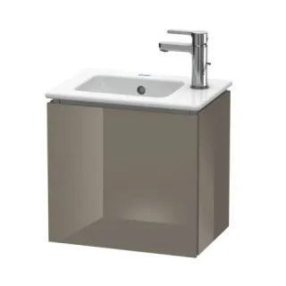 Duravit L-Cube Waschtischunterbau wandhängend Flanell Grau Hochglanz 420x294x400 mm - LC6272R8989 LC6272R8989