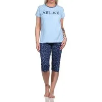 Normann Pyjama Damen Capri Pyjama, Schlafanzug "RELAX" - 122 204 10 757
