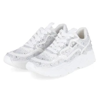 La Strada Low Sneaker - Gr. 36 - Weiß - Textil & Synthetik