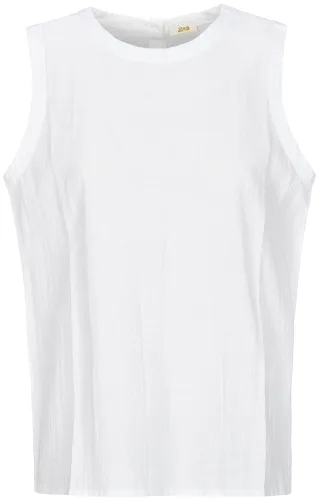 zab company - Da. Bluse o. Arm weiss - Gr. - 42